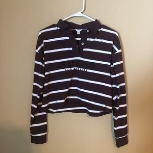 GUESS + UO Long Sleeve Rugby Shirt
